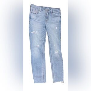 Old Navy Mid Rise Rockstar Super Skinny Jeans